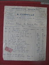 "1483"    VIEUX PAPIER FACTURE