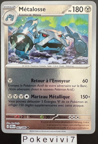 Carte pokemon metalosse - carte,