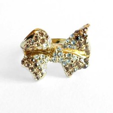 bague plaqué or jaune petit