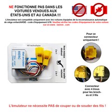 AKSE Siège Tapis Testeur Émulateur diagnostic pour Mercedes S W222 2013-2017