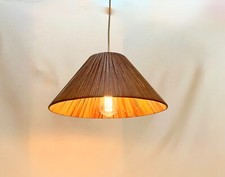 Suspension vintage conique en