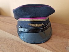 Casquette de conducteur de chemins de fer PKP 1977 Pologne Taille 55 trains