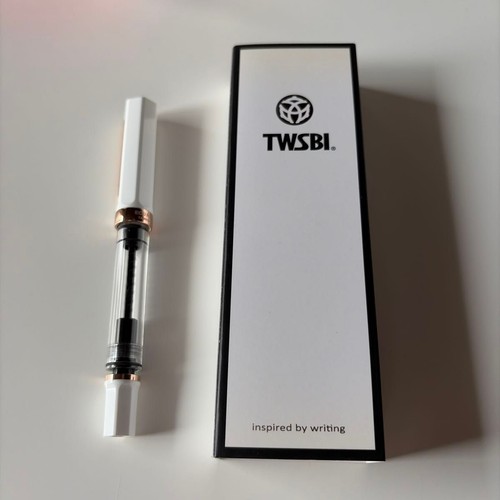 Stylo plume twsbi eco rose - or,