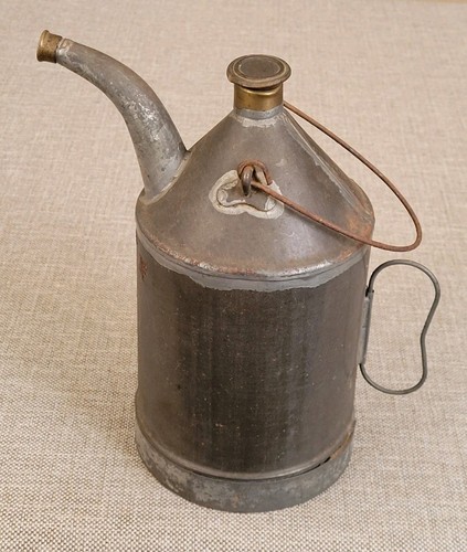 Ancienne burette huile - ancienne, à