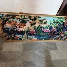 grand canevas fini encadré 120x55cm