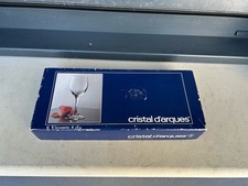 Cristal d'Arques 6 verres a vin blanc modèle Vicomte 8cl