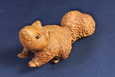 Ancienne figurine écureuil en