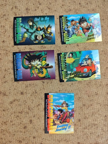 Cartes dragon ball - 5, chromium