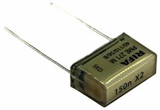 1 condensateur RIFA PME 271 M X2 0,15µF 0.15µF 150nF 150n 275V 20.3mm SH 250V MP