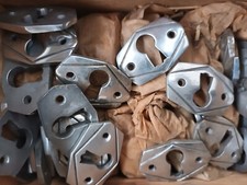   entrée de serrure Meubles  métal vintage art déco aluminium massif 