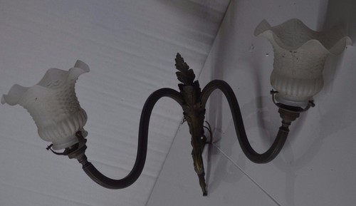 Ancienne applique bronze avec - applique,