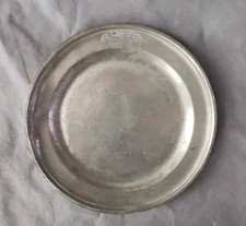 Assiette en étain fin