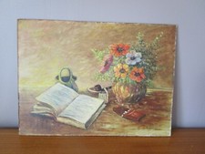 TABLEAU PEINTURE HUILE SUR