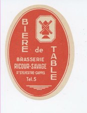 ANCIENNE ÉTIQUETTE BIERE DE