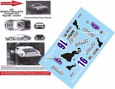 DECALS 1/24 REF 335 ALPINE