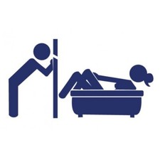 décoration salle de bain autocollant adhésif sticker