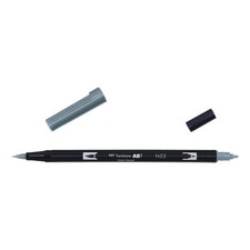 [ABT-N52] TOMBOW Feutre Dessin Double Pointe ABT Dual Brush Pen N52 gris froid 8