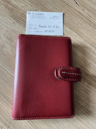 Delvaux vintage agenda cuir
