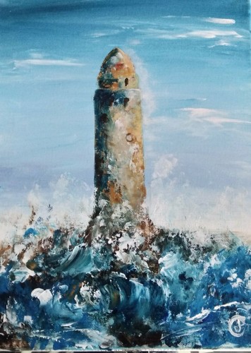 Peinture tableau paysage - de,