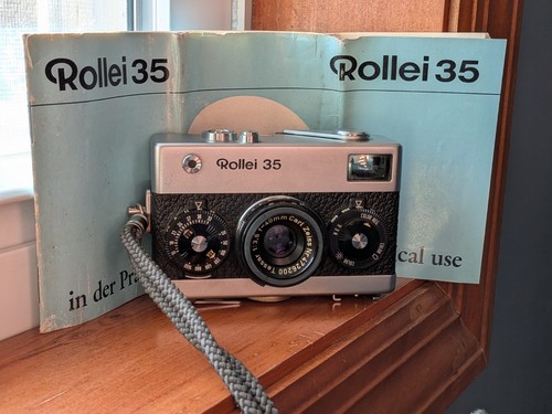 Rollei 35mm film camera - film,