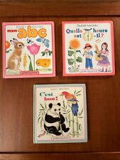 Elisabeth Ivanovsky, 3 livres cartonnés, années 80