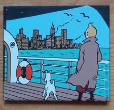 Magnet émaillé Tintin Editions Pixi Tintin et Milou a New York