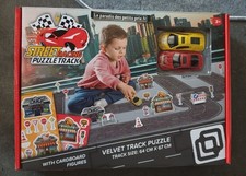 circuit puzzle en mousse 64 x 67 cm avec façades et panneaux . circuit en mousse