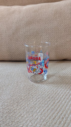 Verre moutarde ancien amora - ancien,