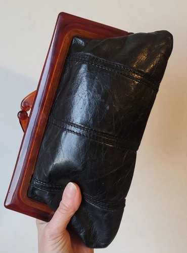 Vintage pochette cuir