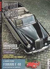 RETROVISEUR N° 182 . CITROEN AMI 6 . FERRARI F 40 . GEORGES IRAT . MG MIDJET J1