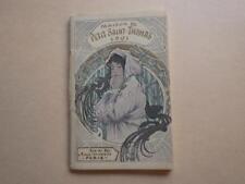 1901.Calendrier art nouveau