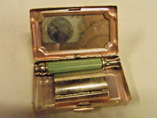 ANCIEN RASOIR COFFRET VOYAGE VINTAGE BOX SAFETY RAZOR FLYING EAGLE SHANGAI CHINA