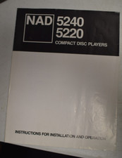 Original NAD 5240 5220 Compact