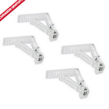 4x pinces à nappe - Clip transparent accroche nappes 