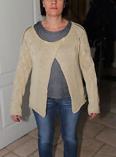 joli gilet destructuré camel