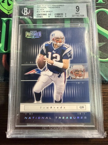 2001 tom brady preferred - tom,
