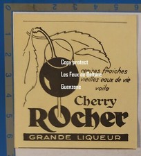 CHERRY ROCHER LIQUEUR   publicité 1936 advert