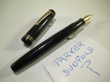 Stylo plume or PARKER DUOFOLD lady – Fountain pen PARKER duofold lady gold nib
