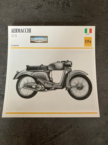 Carte fiche moto collection - carte,