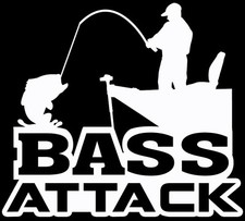 Bass Fishing decal,bass boat,vinyl fishing sticker,reel,flipping,crankbait,swim