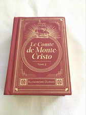 Livre miniature 12 cm LE COMTE DE MONTE CRISTO A. DUMAS tome 1 tranches dorées