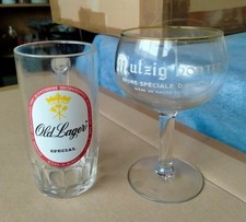 2 Verres biére Mutzig Wagner