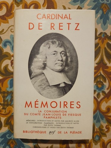 Mémoires cardinal retz - cardinal, de