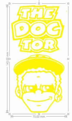 Sticker vale jaune fluo - 1,