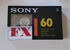 Cassettes Audio SONY FX I 60 FX1 60 Neuve Scellée Type I