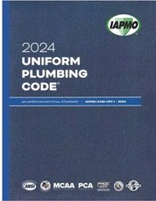 2024 Uniform Plumbing Code