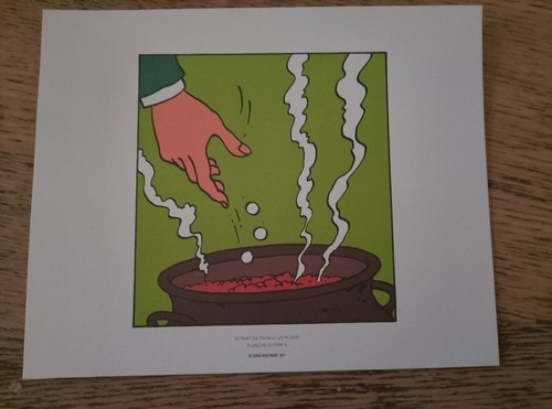 Planche tintin moulinsart - planche,