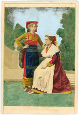 Italie, Femmes en habits