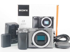 Appareil Photo Numérique Sony a6000 ILCE-6000 Boîtier Gris 22382 Shots w/...