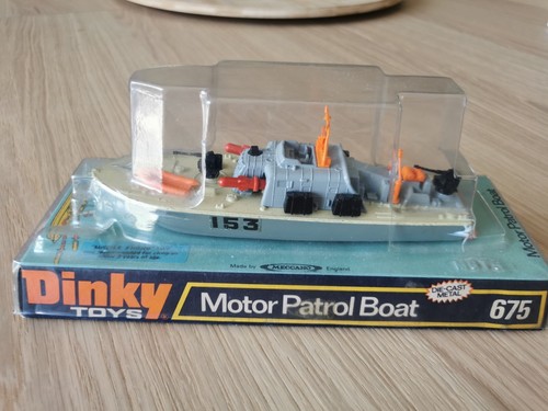 Dinky toys motor patrol boat - dinky,